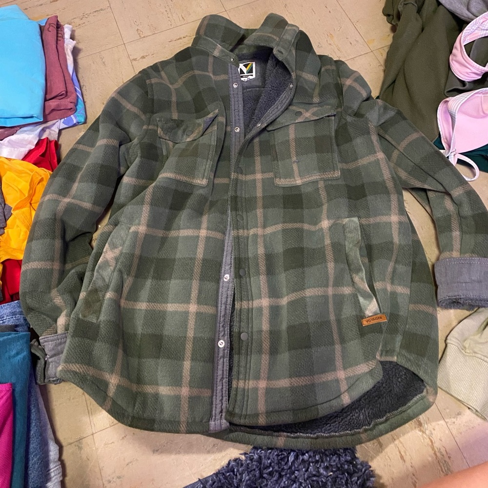 Sherpa lined flannel